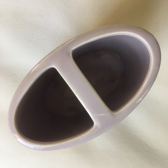 new Wild Sage Tiger Wash Stripe 4.38"x2.65"x4.32" Ceramic TOOTHBRUSH HOLDER - Picture 2 of 4